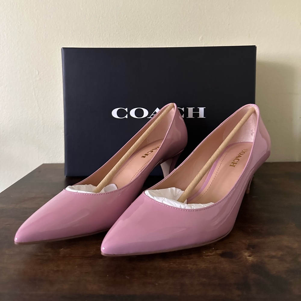 Coach - Sloane Kitten Pumps - Pink - Size 10